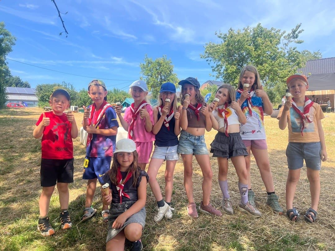 Kapoenen bij Scouts Sombeke
